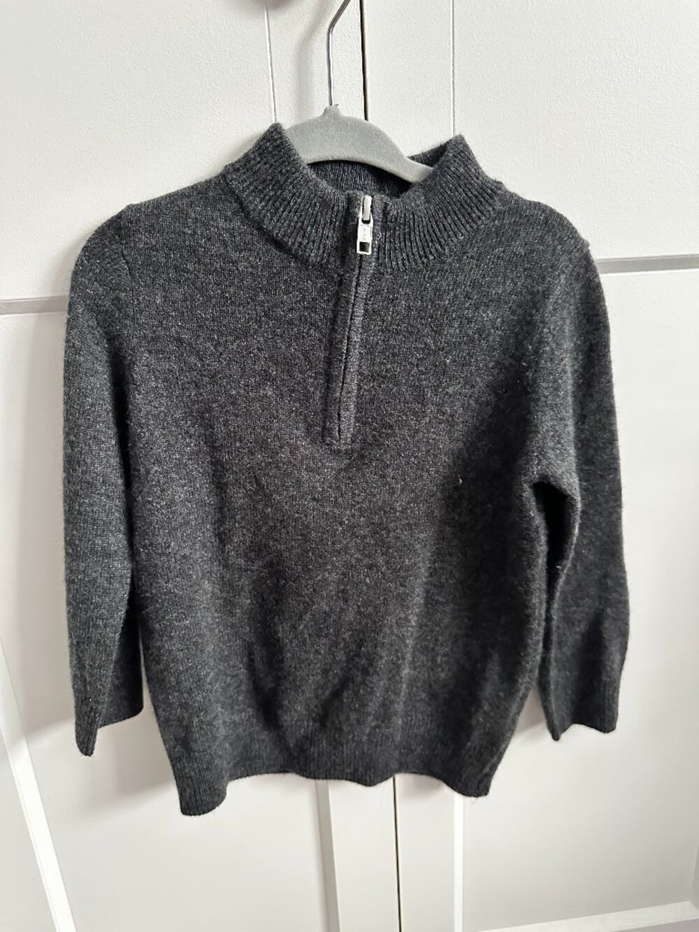 Quince 100% Cashmere Half Zip Sweater Sz 2T - Great Condition!